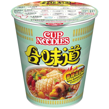 Nissin Instant Cup Noedels Pikante Zeevruchtensmaak 75g Amazing