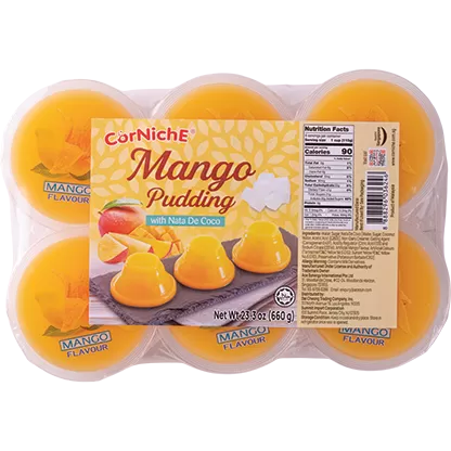 Corniche Mango Pudding With Nata de Coco