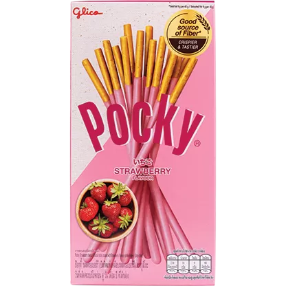 Glico Pocky Biscuit Sticks Strawberry Flavour