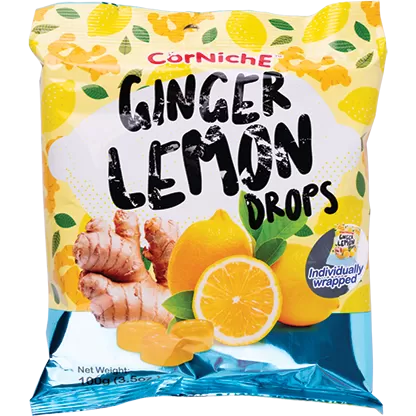 Corniche Ginger Hard Candy With Lemon Flavor