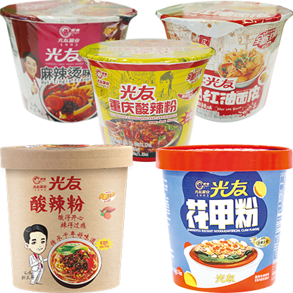 Instant bowl / cup vermicelli Hot & Spicy / Hot & Sour / Chongqing Hot ...