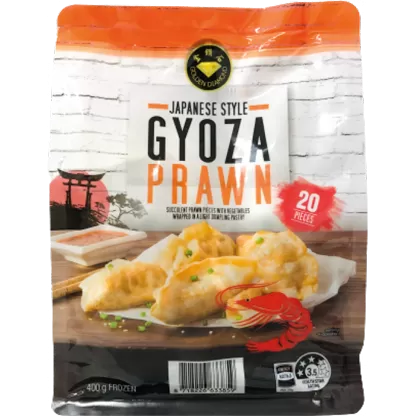 Golden Diamond Gyoza met Garnaal