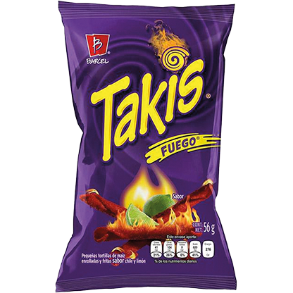 Takis Fuegos Tortilla Chips Hot Chili Peper & Limoen 68g - Amazing Oriental