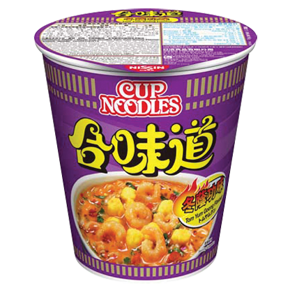 Instant Cup Noedels Tom Yum Goong Smaak