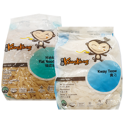 Kway teow / Hokkien platte noedels