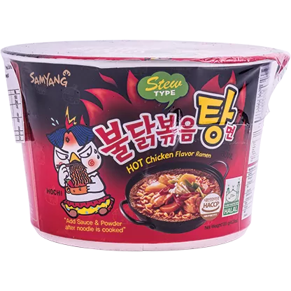 SamYang Instant Big Bowl Ramen Stew Hot Chicken Flavour