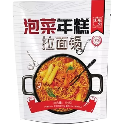 Chang Li Sheng Army Pot (Kimchi Rijstcake & Noedel)