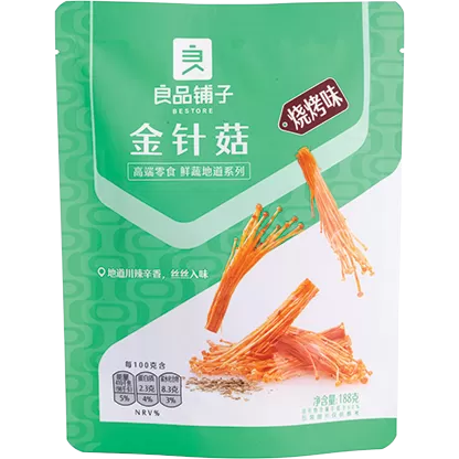 Bestore Enoki Mushroom Snack with BBQ Flavour
