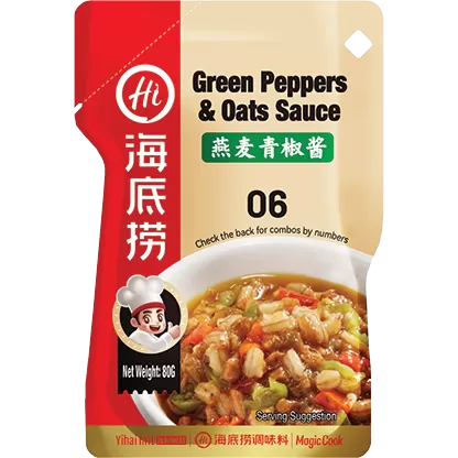 Hi Green Peppers & Oats Sauce