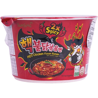 SamYang Instant Big Bowl Noodles 2x Spicy Hot Chicken Flavor