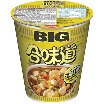 Nissin Big Cup Instant Noodles X.O. Sauce Seafood Flavor