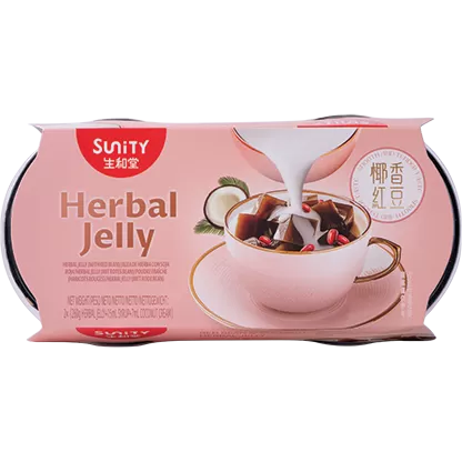 Sunity Herbal Jelly (Red Bean & Coconut Milk)