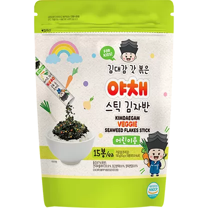 Kim Dae Gam Nori Seaweed Flake Stick Vegetable for Children
