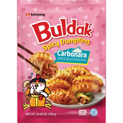 SamYang Buldak Dumpling Carbonara