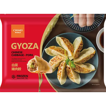 Chi Mei Gyoza with Chinese Cabbage and Pork
