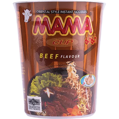 Instant Cup Noodles Beef Flavor