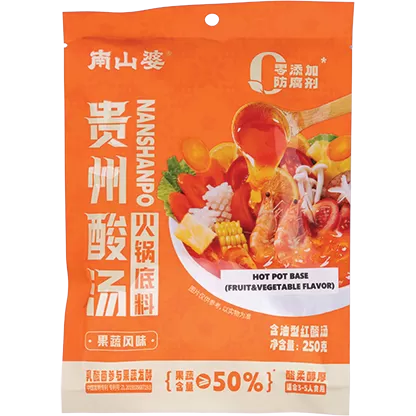 Nan Shan Po Guizhou Style Sour Soup Hot Pot Base Vegetable Flavour
