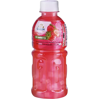 Coco Queen Fruit Juice with Nata de Coco Strawberry Flavour