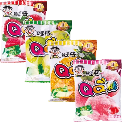 Hot Kid QQ Gummy Candy (Lychee / Peach / Pineapple / Apple Flavour)