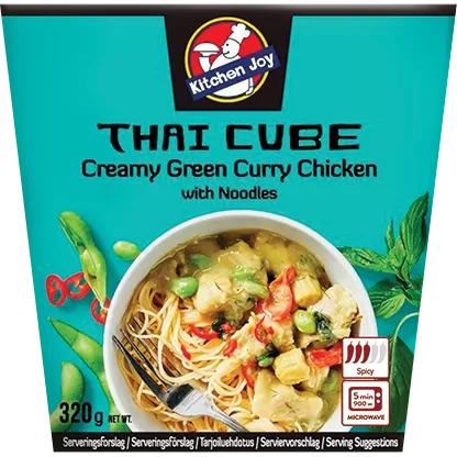 Kitchen Joy Creamy Green Curry Chicken with Noodles