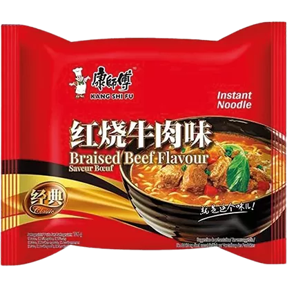 Instant Noodles Braised Beef Flavor