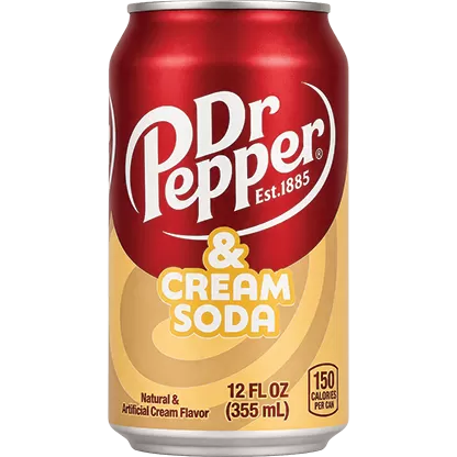 Dr Pepper Cream Soda Flavor Drink