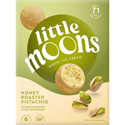 Little Moons Honey Roasted Pistachio Mochi Ice Cream