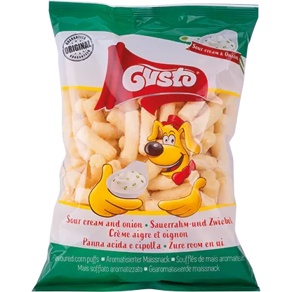 Gusto Corn Puffs Sour Cream & Onion