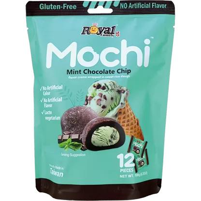 Royal Family Mint Chocolate Chip Mochi