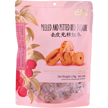 Peeled & Pitted Red Jujubes