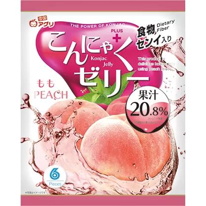 Konjac Jelly Peach Flavor