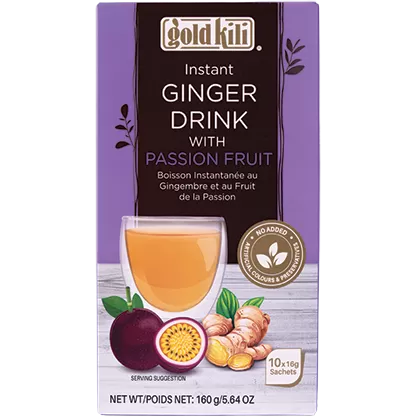 Instant Ginger Drink with Passion Fruit