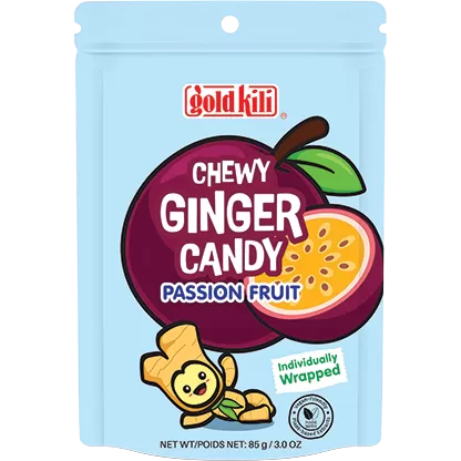 Chewy Ginger Candy Passion Fruit Flavor